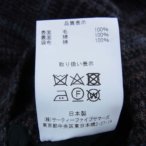 アナトミカ 20AW 530-552-02 SINGLE RAGLAN 2 S-P GABARDINE リバーシブル シングル ラグラン コート ブラック系 46【新古品】【未使用】【中古】