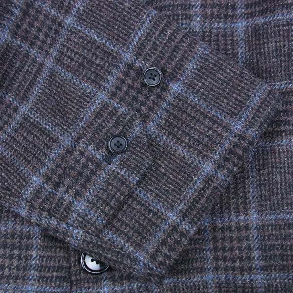 アナトミカ 20AW 530-552-02 SINGLE RAGLAN 2 S-P GABARDINE リバーシブル シングル ラグラン コート ブラック系 46【新古品】【未使用】【中古】