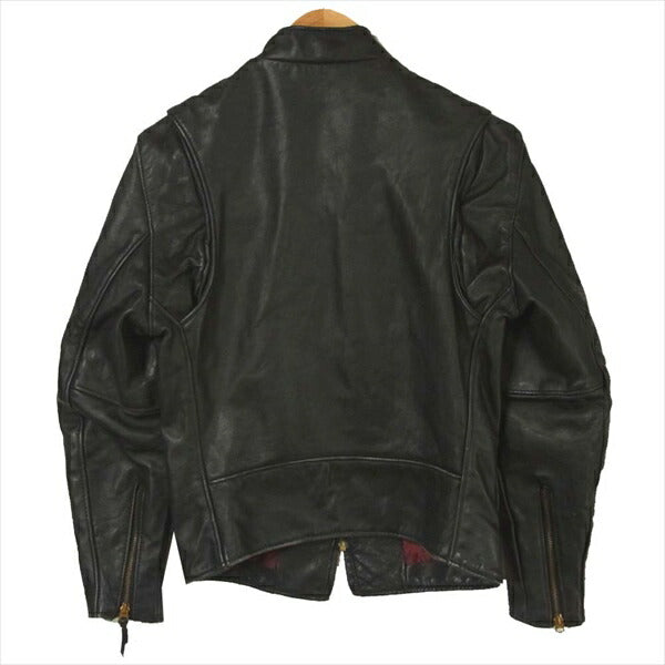 schott ショット 641XX 60s復刻 カウレザー シングル ライダース ジャケット ブラック系 34【中古】