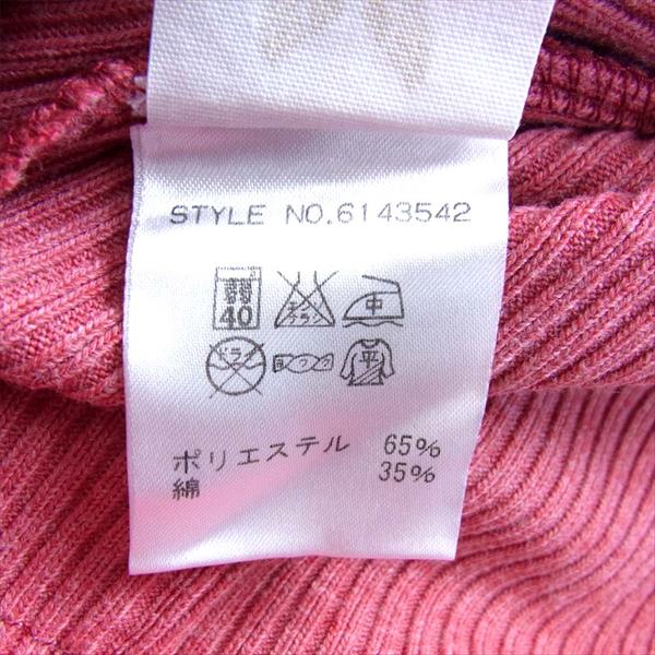 AVIREX アヴィレックス 6143542 L/S PRINT V NECK TEE Vネック ロングスリーブ Tシャツ ピンク系 L【中古】