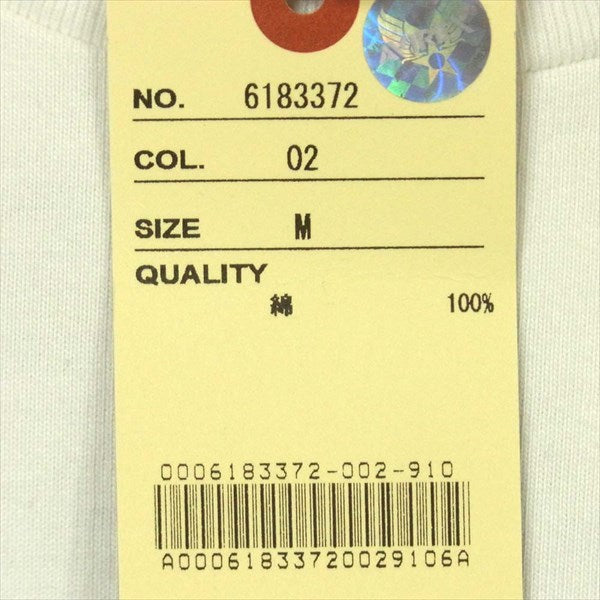 AVIREX アヴィレックス 6183372 EMBROIDERED T-SHIRT USS ENTERPRISE エンタープライズ 刺繍 Tシャツ オフホワイト系 M【新古品】【未使用】【中古】