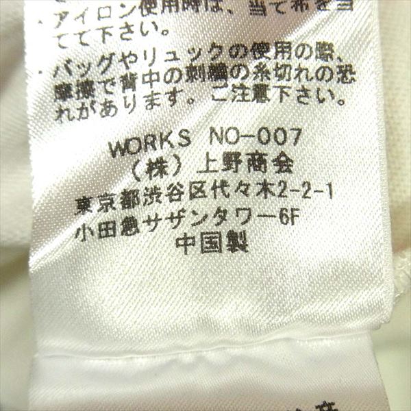 AVIREX アヴィレックス 6183372 EMBROIDERED T-SHIRT USS ENTERPRISE エンタープライズ 刺繍 Tシャツ オフホワイト系 M【新古品】【未使用】【中古】