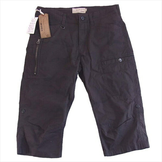 AVIREX アヴィレックス 6186078 TWO TONE CAMOUFLAGE CROPPED PANT クロップドパンツ ショーツ ハーフ ブラウン系 M【新古品】【未使用】【中古】