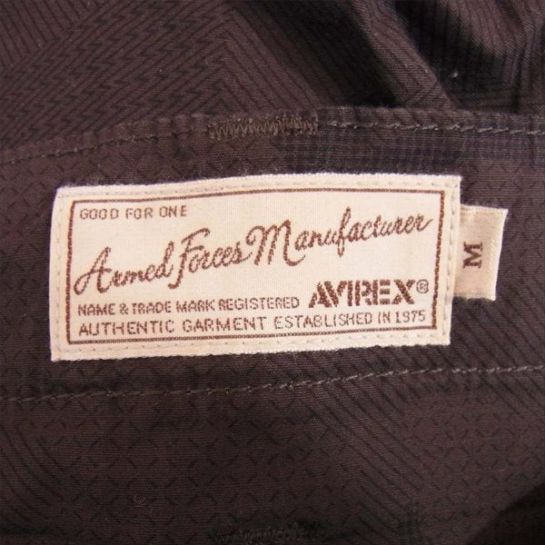 AVIREX アヴィレックス 6186078 TWO TONE CAMOUFLAGE CROPPED PANT クロップドパンツ ショーツ ハーフ ブラウン系 M【新古品】【未使用】【中古】