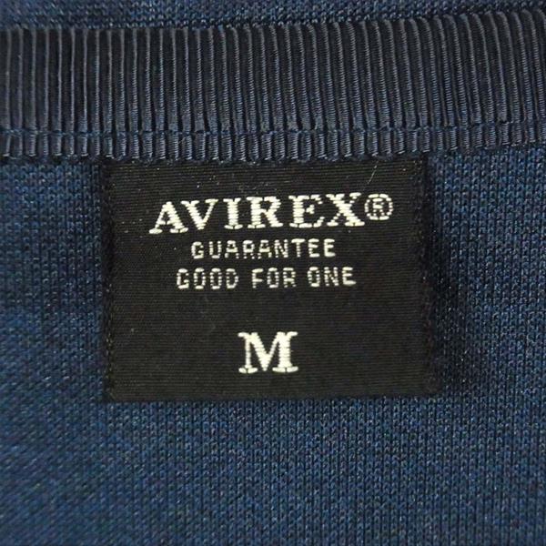 AVIREX アヴィレックス 6183363 VARSITY JERSEY ヴァーシティー ポリエステル ジャージ ネイビー系 M【中古】