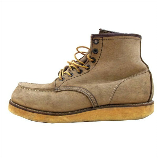 RED WING レッドウィング 2877 アイリッシュセッター 羽根タグ ヌバック レザー モックトゥブーツ ブラウン系 7【中古】