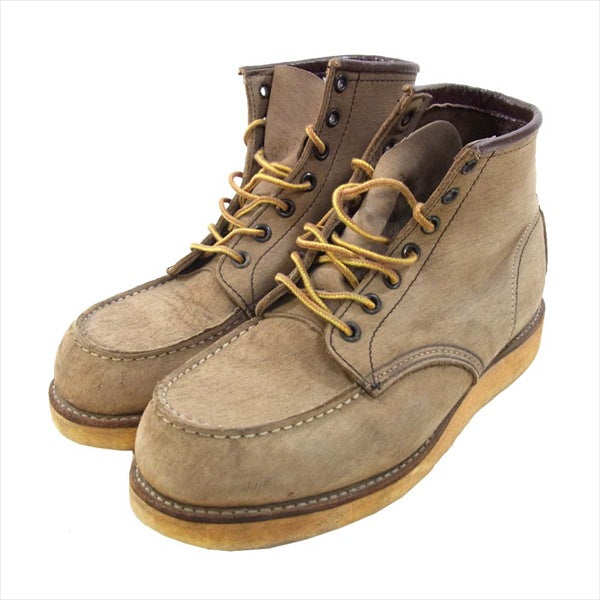 RED WING レッドウィング 2877 アイリッシュセッター 羽根タグ ヌバック レザー モックトゥブーツ ブラウン系 7【中古】