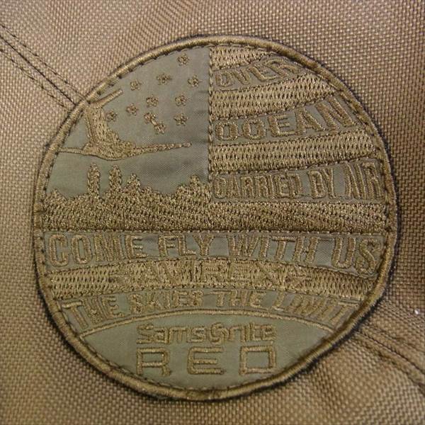 Samsonite サムソナイト × アヴィレックス AVIREX ジップ ショルダーバッグ カーキ(オリーブグリーン)系 -【中古】