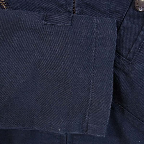 AVIREX アヴィレックス 6182235 COOL MAX CUSTOM HOODED JACKET クールマックス カスタム フーデッド ミリタリー ジャケット ネイビー系 M【中古】