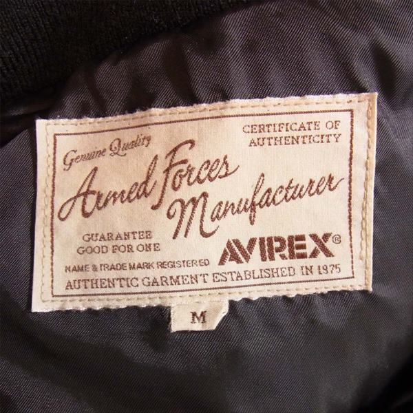 AVIREX アヴィレックス 6142194  LANGLEY PADDING JACKET パディング ジャケット ブラック系 M【中古】