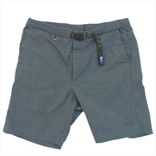 THE NORTH FACE PURPLE LABEL ザノースフェイスパープルレーベル NT4506NTropical Webbing Belt Shorts ショーツ ショートパンツ ダークグレー系 34【美品】【中古】