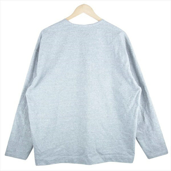 Nigel Cabourn ナイジェルケーボン 80350020005 BIG SHIRT HENLEY NECK ビッグ シャツ ヘンリーネックTシャツ グレー系 50【中古】