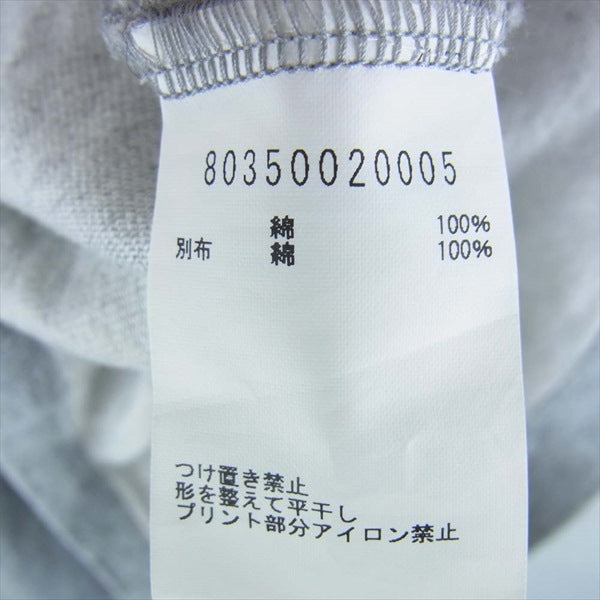 Nigel Cabourn ナイジェルケーボン 80350020005 BIG SHIRT HENLEY NECK ビッグ シャツ ヘンリーネックTシャツ グレー系 50【中古】