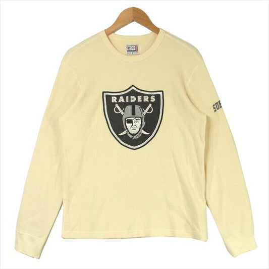 Supreme シュプリーム 19SS NFL Raiders 47 Thermal サーマル 長袖 カットソー クリーム色系 S【美品】【中古】