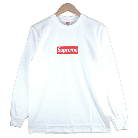 Supreme シュプリーム 20AW Box Logo L/S Tee ボックスロゴ ロンT ホワイト系【新古品】【未使用】【中古】