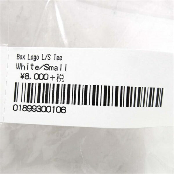 Supreme シュプリーム 20AW Box Logo L/S Tee ボックスロゴ ロンT ホワイト系【新古品】【未使用】【中古】