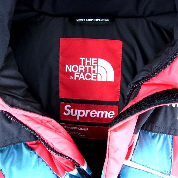 Supreme シュプリーム × ノースフェイス  THE NORTH FACE 19AW ND91901I Statue of Liberty Baltoro Jacket バルトロ ジャケット レッド系 S【中古】