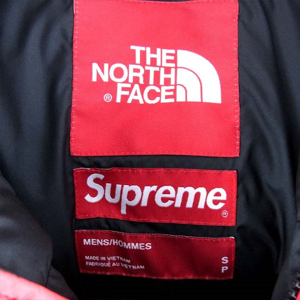 Supreme シュプリーム × ノースフェイス  THE NORTH FACE 19AW ND91901I Statue of Liberty Baltoro Jacket バルトロ ジャケット レッド系 S【中古】