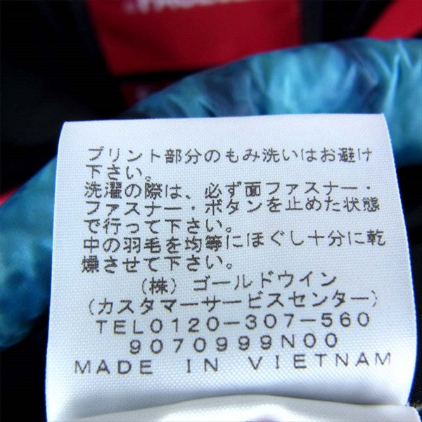 Supreme シュプリーム × ノースフェイス  THE NORTH FACE 19AW ND91901I Statue of Liberty Baltoro Jacket バルトロ ジャケット レッド系 S【中古】