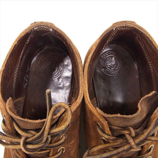 HATHORN BOOTS ハソーンブーツ OXFORD オックスフォード スエード ブーツ ブラウン系 9E【中古】
