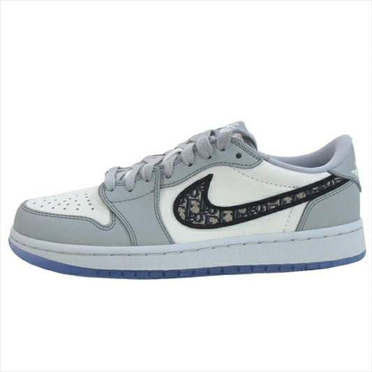 NIKE ナイキ ナイキ NIKE × ディオール Dior 20SS AIR JORDAN 1 LOW OG DIOR CN8608-002 スニーカー グレー系 25cm 【新古品】【未使用】【即決】 グレー系 25cm【新古品】【未使用】【中古】