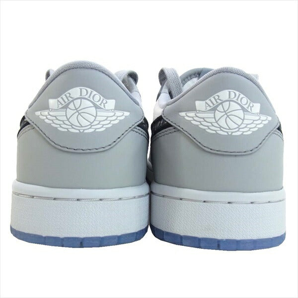 NIKE ナイキ ナイキ NIKE × ディオール Dior 20SS AIR JORDAN 1 LOW OG DIOR CN8608-002 スニーカー グレー系 25cm 【新古品】【未使用】【即決】 グレー系 25cm【新古品】【未使用】【中古】
