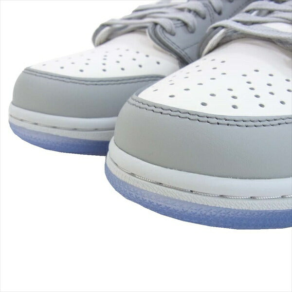 NIKE ナイキ ナイキ NIKE × ディオール Dior 20SS AIR JORDAN 1 LOW OG DIOR CN8608-002 スニーカー グレー系 25cm 【新古品】【未使用】【即決】 グレー系 25cm【新古品】【未使用】【中古】