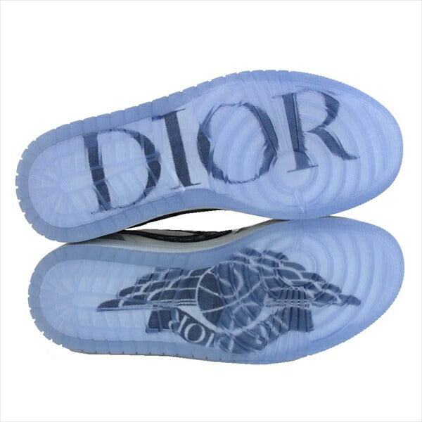 NIKE ナイキ ナイキ NIKE × ディオール Dior 20SS AIR JORDAN 1 LOW OG DIOR CN8608-002 スニーカー グレー系 25cm 【新古品】【未使用】【即決】 グレー系 25cm【新古品】【未使用】【中古】