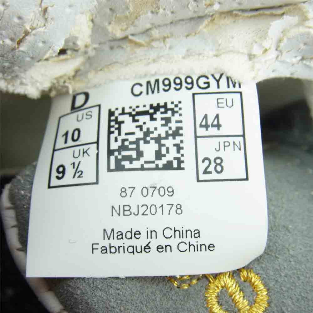 NEW BALANCE ニューバランス CM999GYM CM 999 FERAL CREATION GRAY MOUSE 236/660 スニーカー グレー系 28cm【中古】