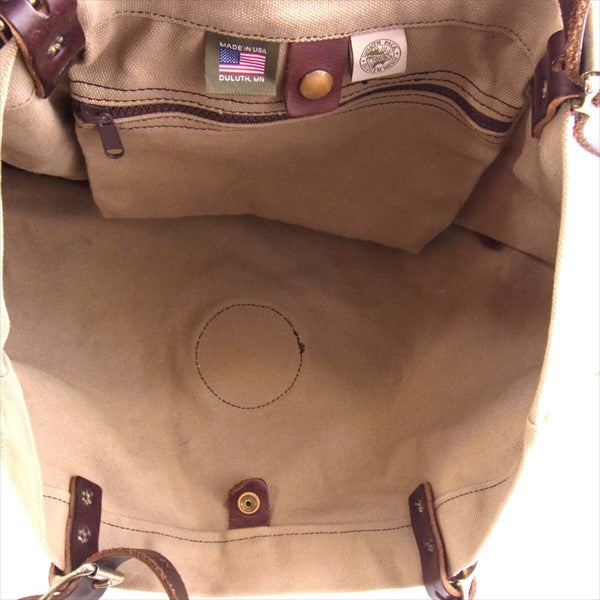 DULUTH PACK ダルースパック メンズ USA製 キャンバス トートバッグ ベージュ系【中古】