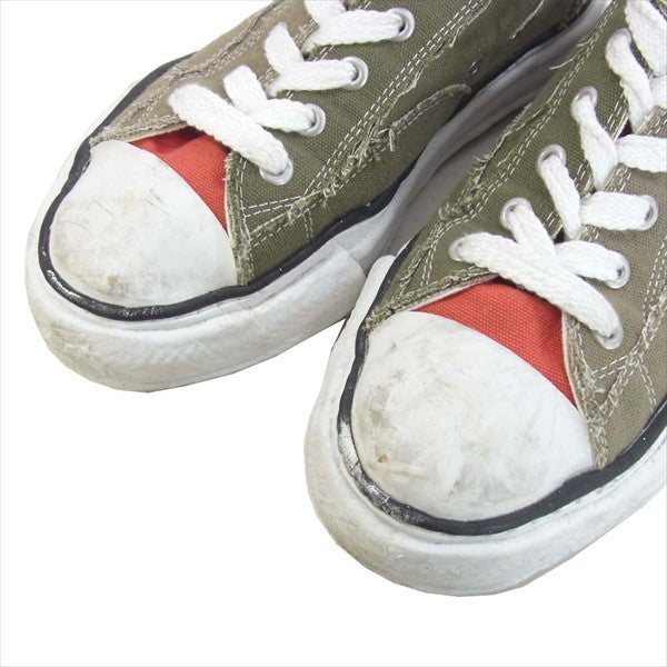 Nigel Cabourn ナイジェルケーボン × ミハラヤスヒロ MIHARA YASUHIRO ARMY TRAINER スニーカー カーキ(オリーブグリーン)系 44【中古】