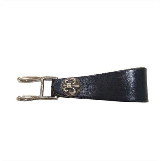 CHROME HEARTS クロムハーツ（原本無） BSフレア ボタン ベルトループ ブラック系 -【中古】