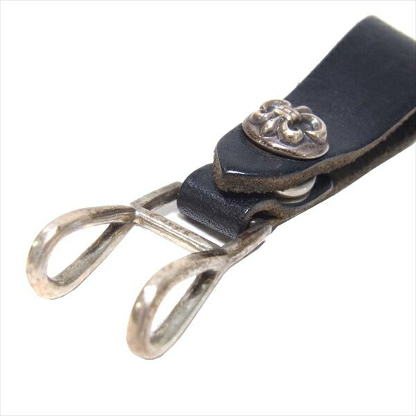CHROME HEARTS クロムハーツ（原本無） BSフレア ボタン ベルトループ ブラック系 -【中古】