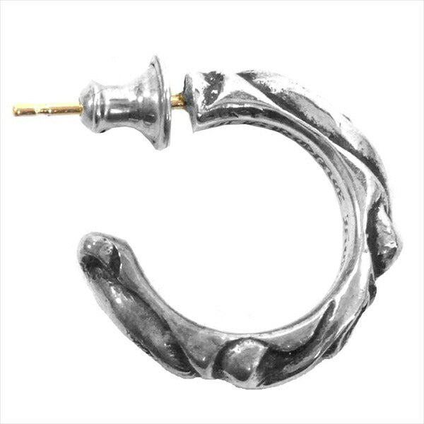 CHROME HEARTS クロムハーツ（原本無） HOOP SCROOL フープ スクロール ピアス シルバー 表記無し【中古】