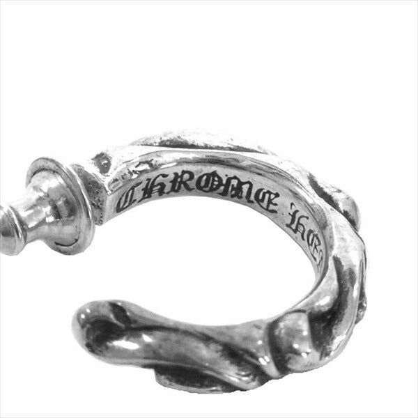 CHROME HEARTS クロムハーツ（原本無） HOOP SCROOL フープ スクロール ピアス シルバー 表記無し【中古】