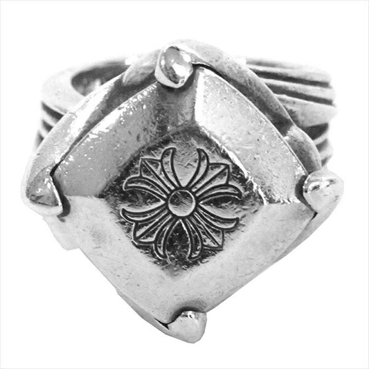 CHROME HEARTS クロムハーツ（原本無） COCK TAIL CH PLUS カクテル CHプラス リング シルバー 7号【中古】