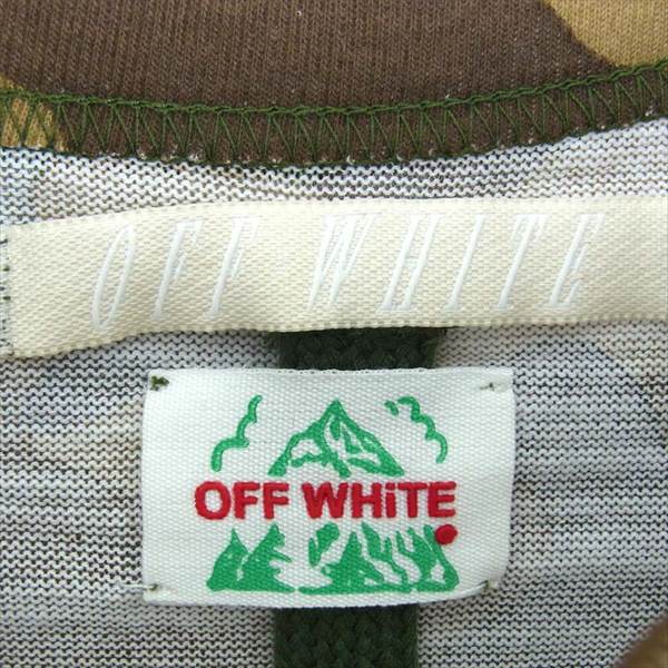 OFF-WHITE オフホワイト Camouflage Tee カモフラージュ Tシャツ マルチカラー系 S【新古品】【未使用】【中古】