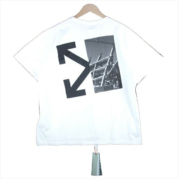 OFF-WHITE オフホワイト 19AW SPLITTED ARROWS S/S  OVER TEE アロー Tシャツ ホワイト系 XS【新古品】【未使用】【中古】