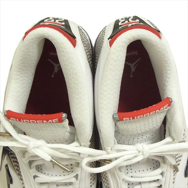 Supreme シュプリーム ナイキ NIKE BV7630-106 19SS AIR JORDAN 14 RETRO S エアジョーダン スニーカー ホワイト系 27.5cm【新古品】【未使用】【中古】