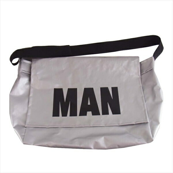 JUNYA WATANABE COMME des GARCONS MAN ジュンヤワタナベコムデギャルソンマン WA-K203 メッセンジャー ショルダーバッグ シルバー【中古】