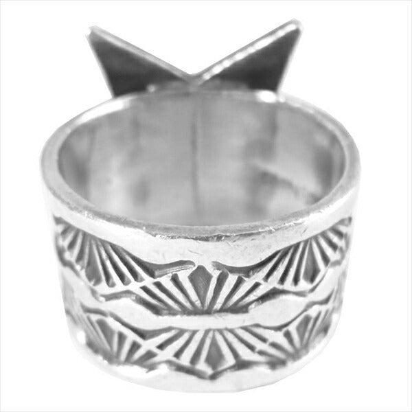 サンシャインリーブス ビームス BEAMS 別注 STAR RING スター リング シルバー 14号程度【中古】