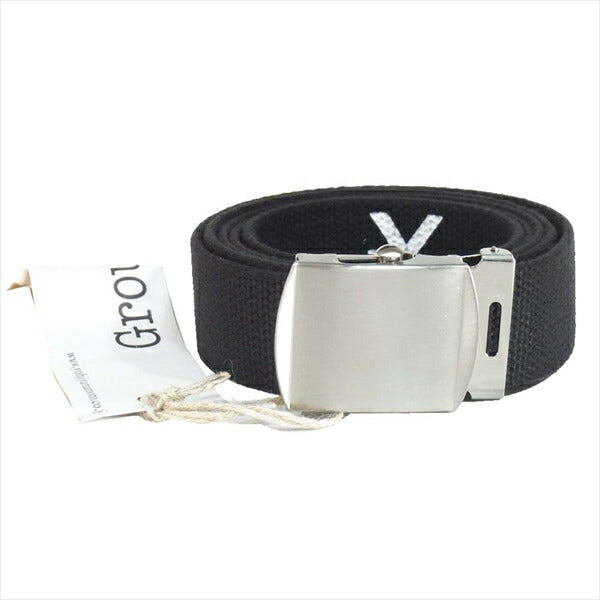 Yohji Yamamoto ヨウジヤマモト GA-F01-091-4 Ground Y グラウンドワイ 20SS LOGO BELT ガチャ ベルト 黒系【新古品】【未使用】【中古】