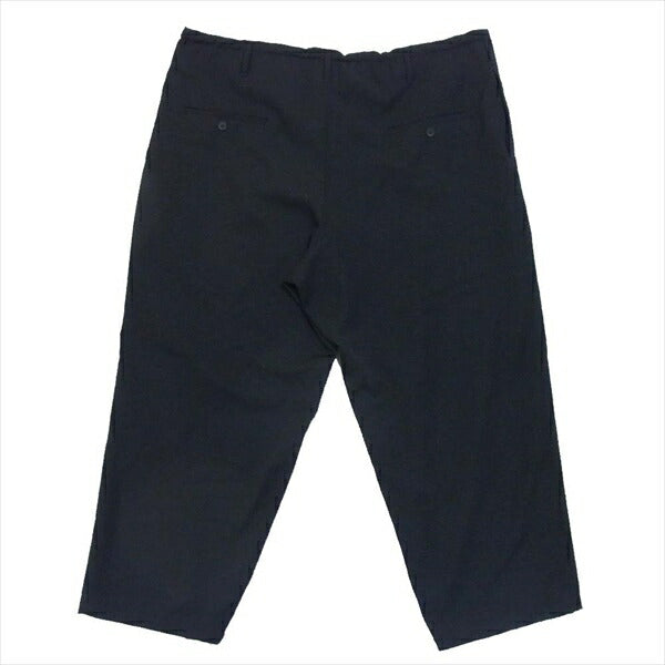 Yohji Yamamoto ヨウジヤマモト HN-P05-100-2A シワギャバ ウール ヒモ ウールパンツ 黒系 1【新古品】【未使用】【中古】