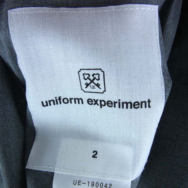 uniform experiment ユニフォームエクスペリメント SWING TOP BLOUSON UE-190042 ジャケット ブルゾン グレー系 2【新古品】【未使用】【中古】