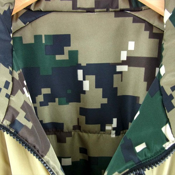 F.C.R.B. エフシーアールビー 192027 REVERSIBLE CAMOUFLAGE PADDED BLOUSON リバーシブル 中綿 ジャケット カーキ(サンドベージュ)系 M【美品】【中古】
