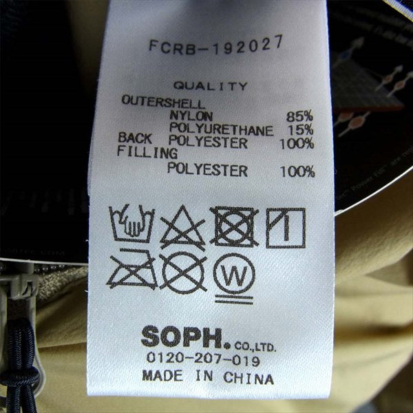 F.C.R.B. エフシーアールビー 192027 REVERSIBLE CAMOUFLAGE PADDED BLOUSON リバーシブル 中綿 ジャケット カーキ(サンドベージュ)系 M【美品】【中古】