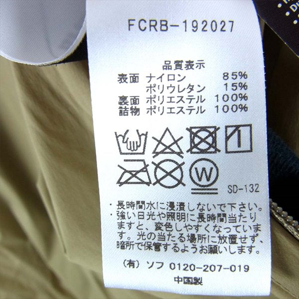 F.C.R.B. エフシーアールビー 192027 REVERSIBLE CAMOUFLAGE PADDED BLOUSON リバーシブル 中綿 ジャケット カーキ(サンドベージュ)系 M【美品】【中古】