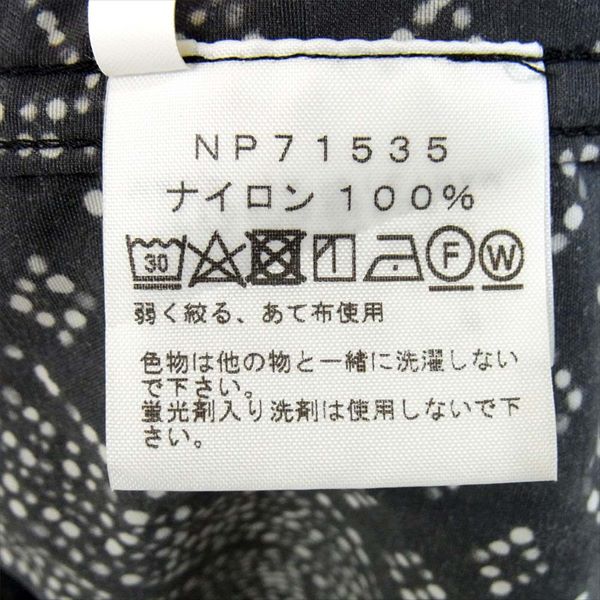 THE NORTH FACE ノースフェイス NP71535 Novelty COMPACT ノベルティ ナイロン コンパクトジャケット ナイロンジャケット ブラック系 S【極上美品】【中古】
