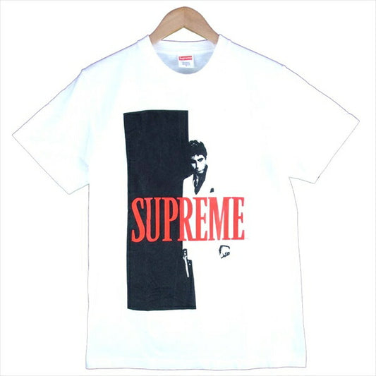 Supreme シュプリーム 17AW Scarface Split Tee スカーフェイス Tシャツ 白【中古】