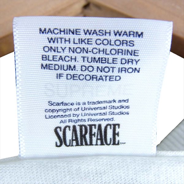 Supreme シュプリーム 17AW Scarface Split Tee スカーフェイス Tシャツ 白【中古】
